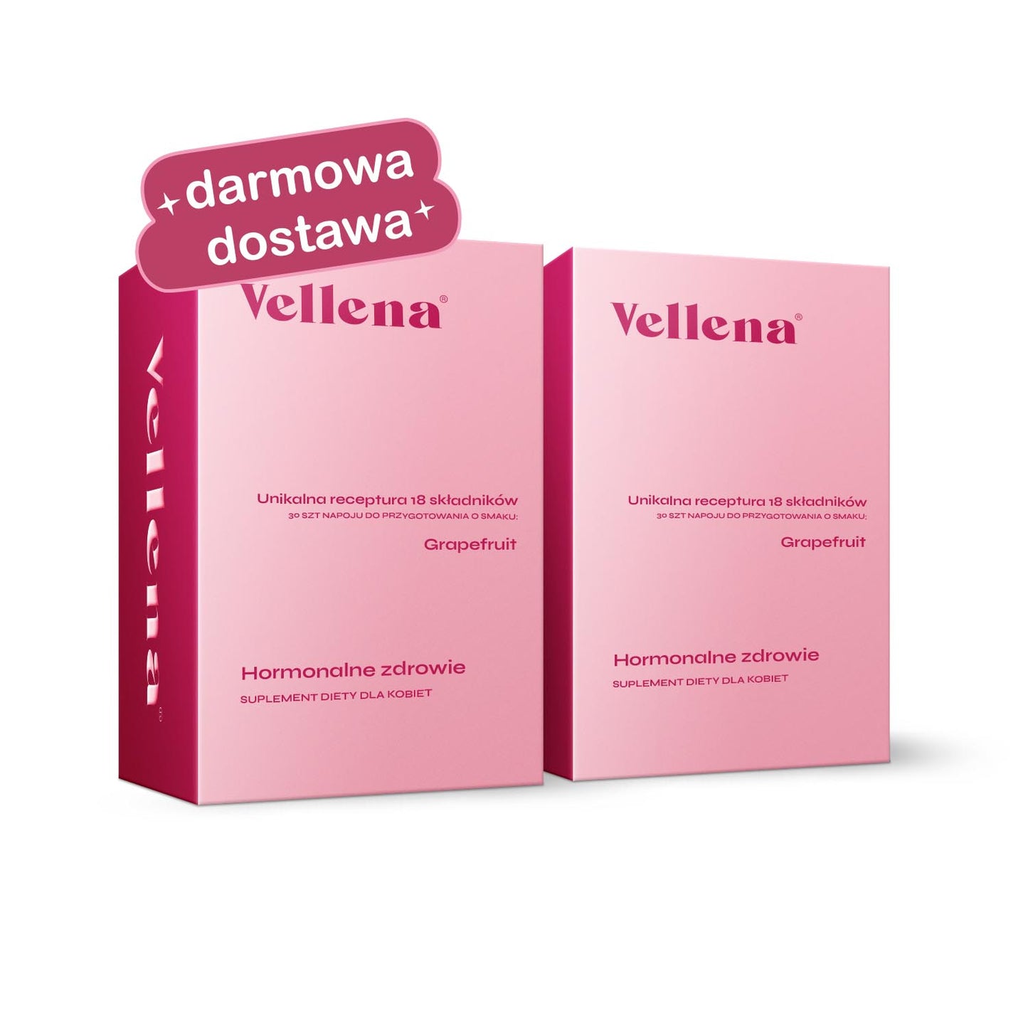Zdrowie hormonalne | napój dla kobiet 2-PACK | Grejpfrut