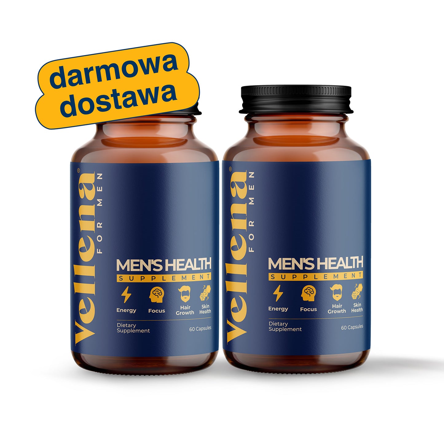 Męskie zdrowie | Kapsułki 2-PACK | Vellena for Men