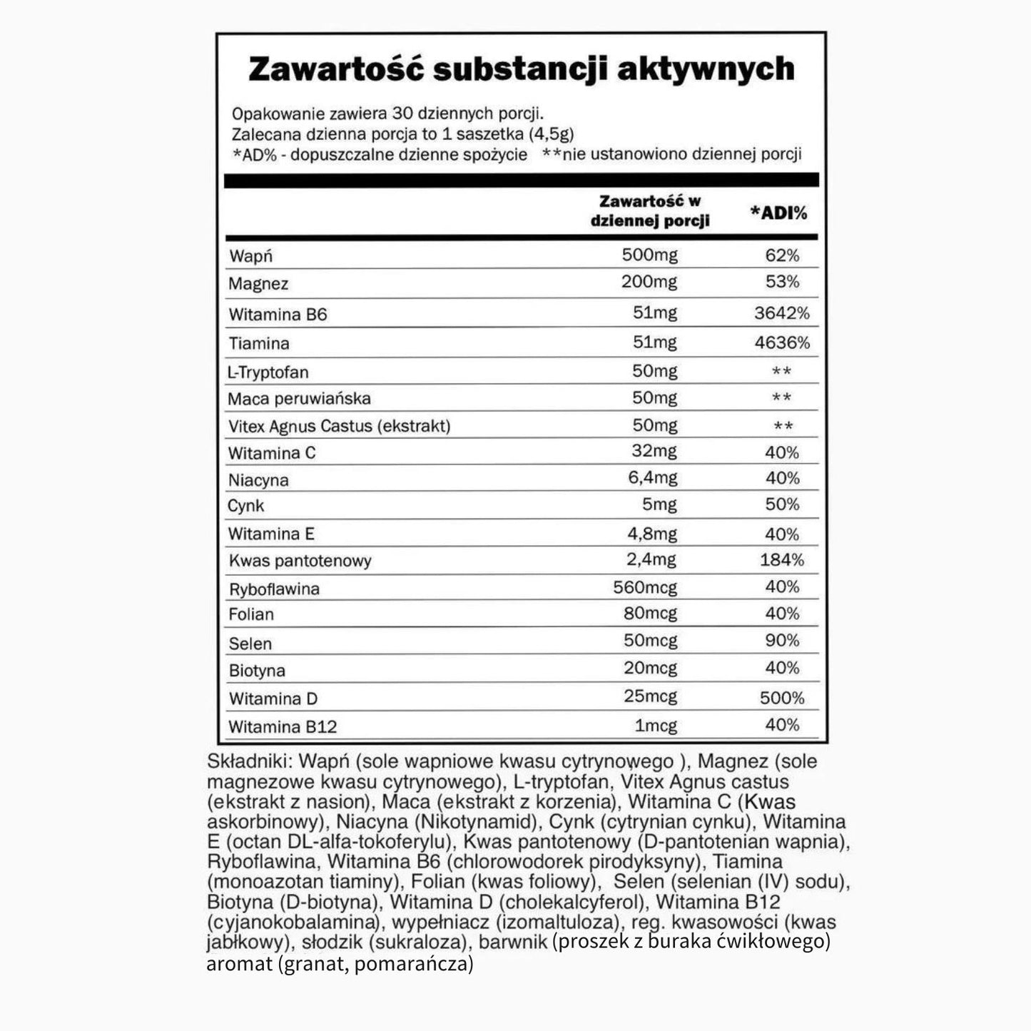 Kobiece zdrowie | Napój | Granat & Pomarańcza | Vellena