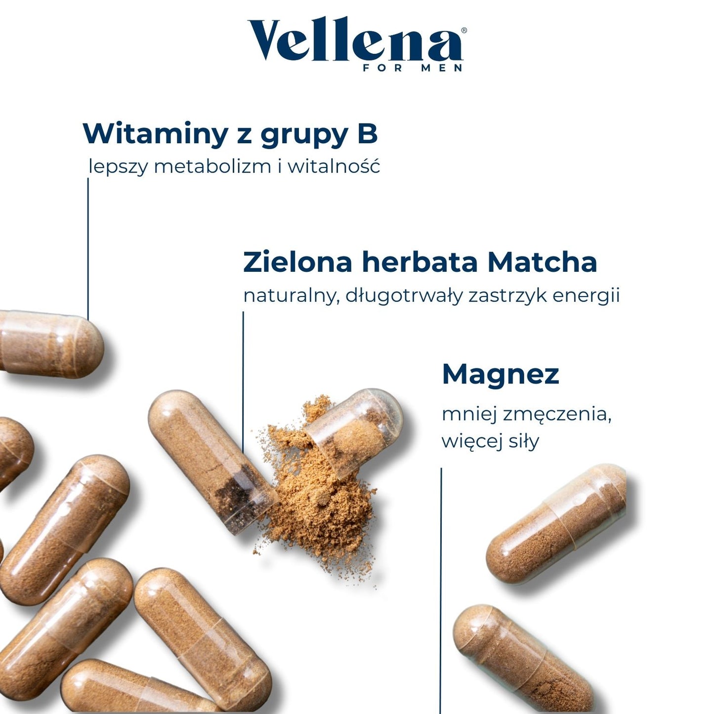 Męskie zdrowie | Kapsułki 2-PACK | Vellena for Men