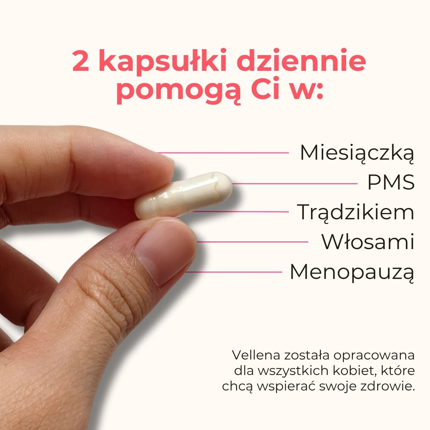 Kobiece zdrowie | Kapsułki 3-PACK + torba GRATIS | Vellena
