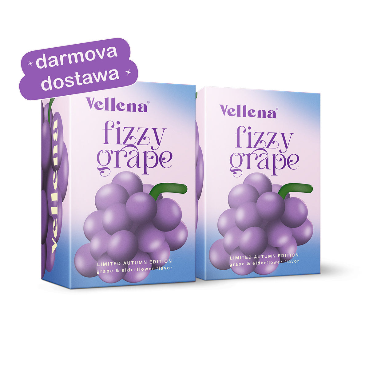 Kobiece zdrowie | Napój 2-PACK| Winogrono & Bez | Vellena
