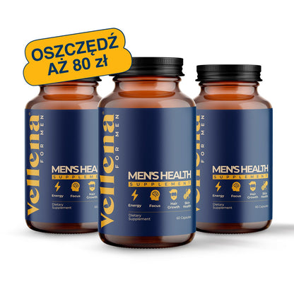 Męskie zdrowie | Kapsułki | Vellena for Men