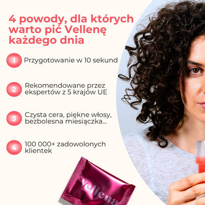 Kobiece zdrowie | Napój 3-PACK + torba GRATIS | Wiśnia | Vellena
