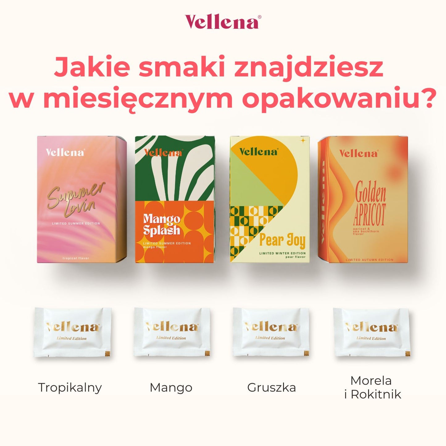 Najpopularniejsze limitowane 4mix | Prezent GRATIS | Kuracja na 1 miesiąc | Vellena