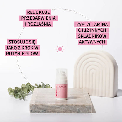 Rozświetlające serum do twarzy 30ml | Vellena