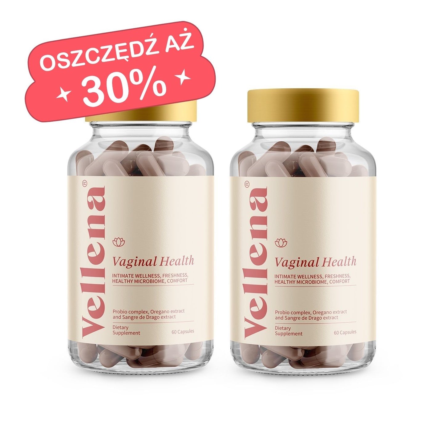 Zestaw promocyjny na zdrowie intymne | 2-PACK | Vellena