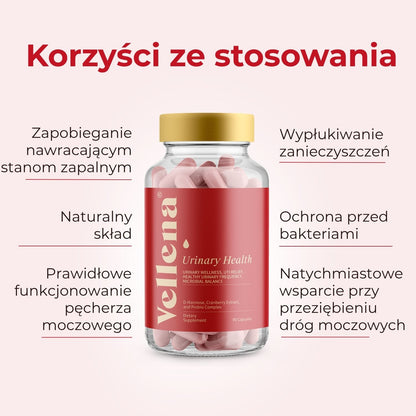 Zdrowie dróg moczowych | Kapsułki | Vellena