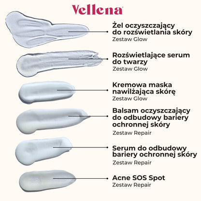 Żel oczyszczający do rozświetlania skóry 150ml | Vellena